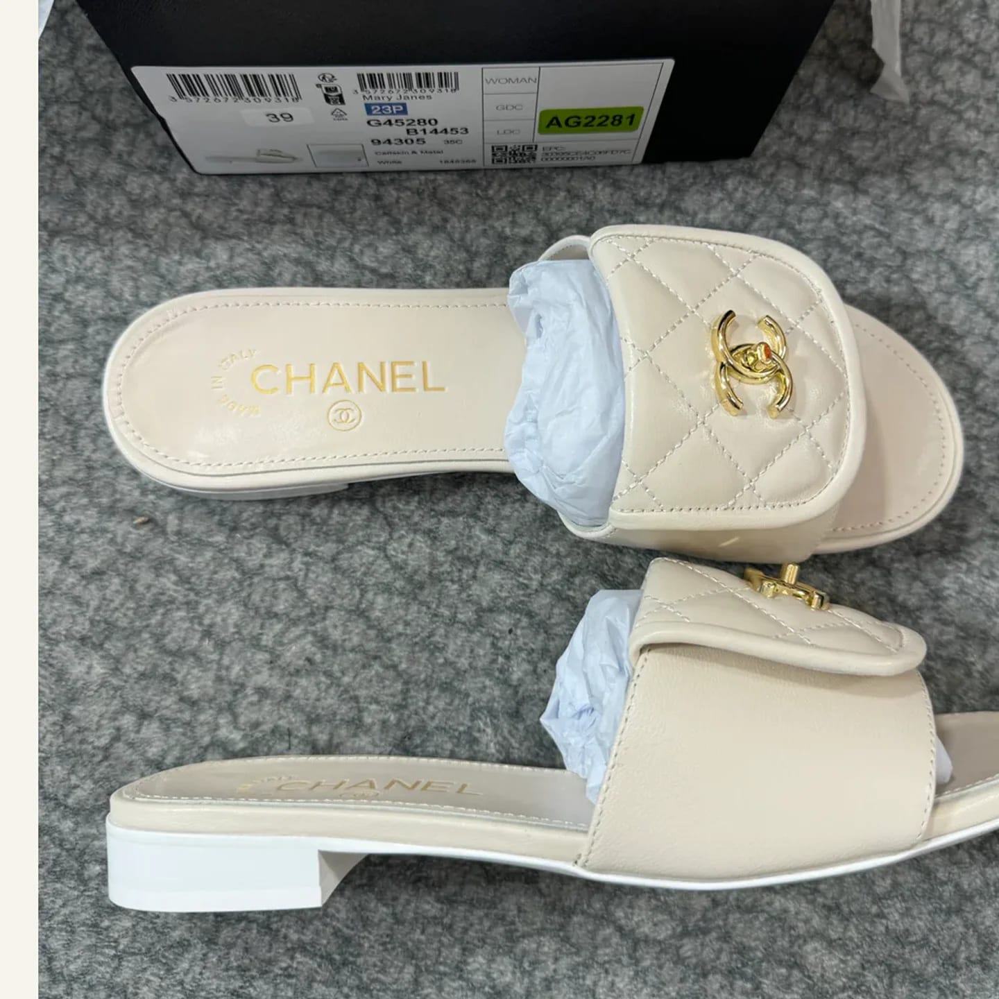 CHANEL Quilted CC Slide 縮圖 4