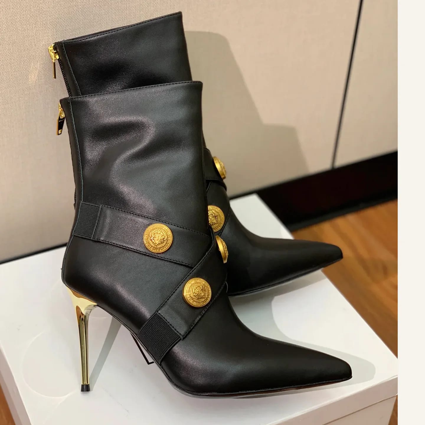 Balmain Buckle Ankle Boot 縮圖 2