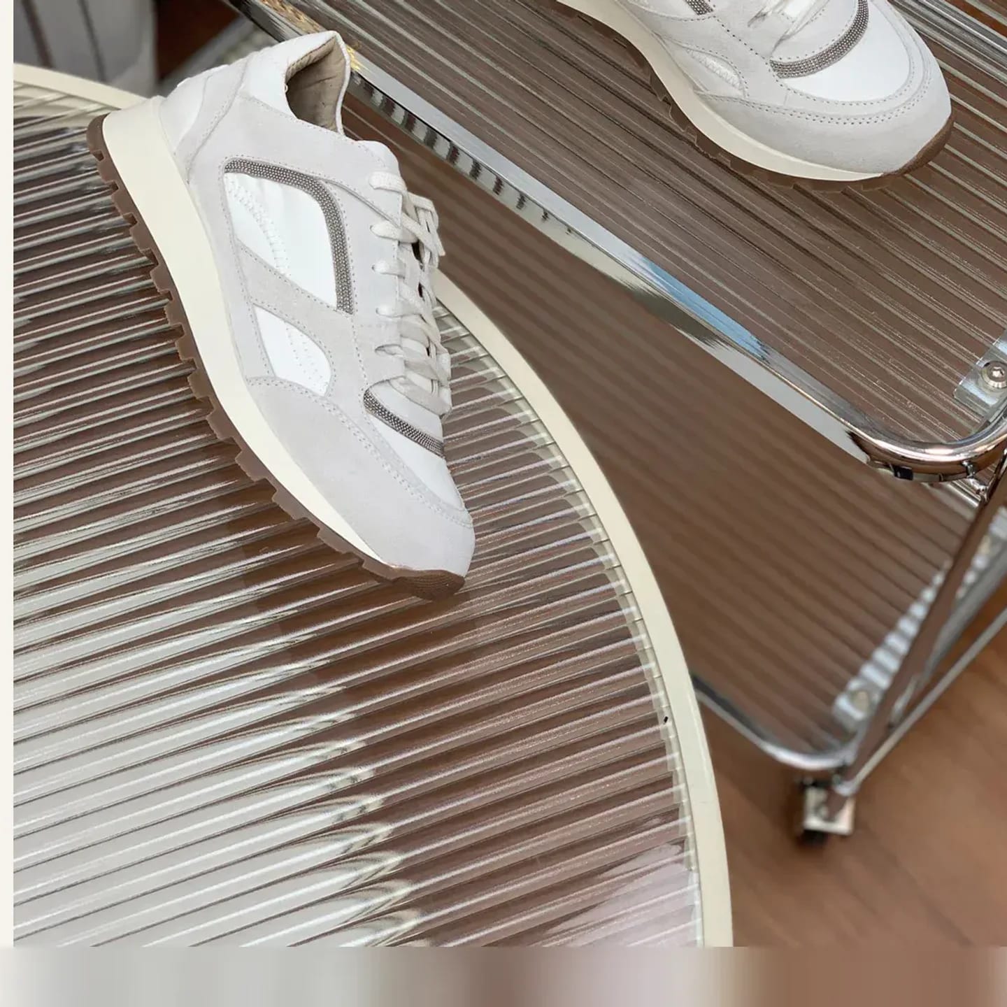 Brunello Cucinelli Monili-chain Sneaker 縮圖 4