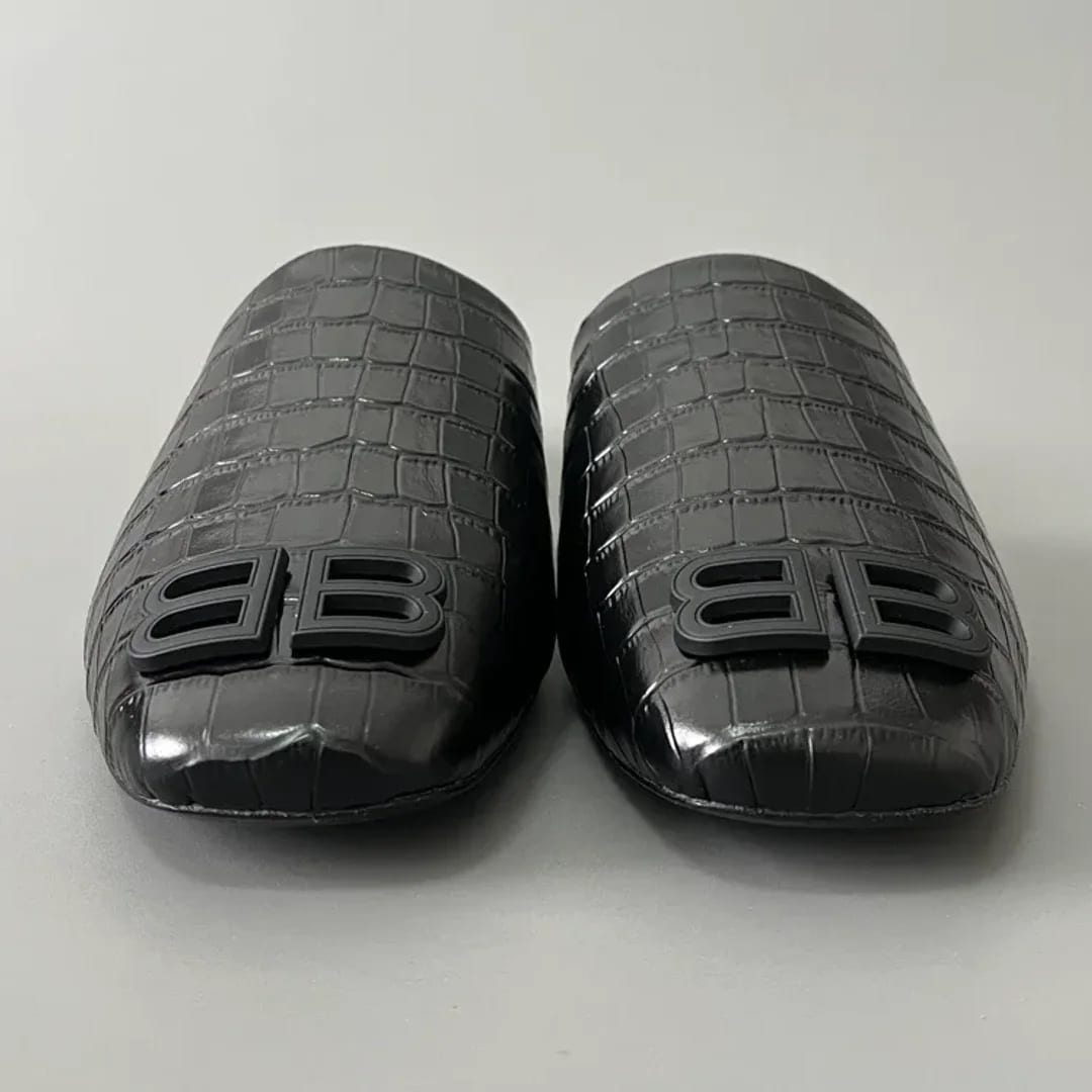 Balenciaga Cosy BB Croc-Embossed Mule 縮圖 2