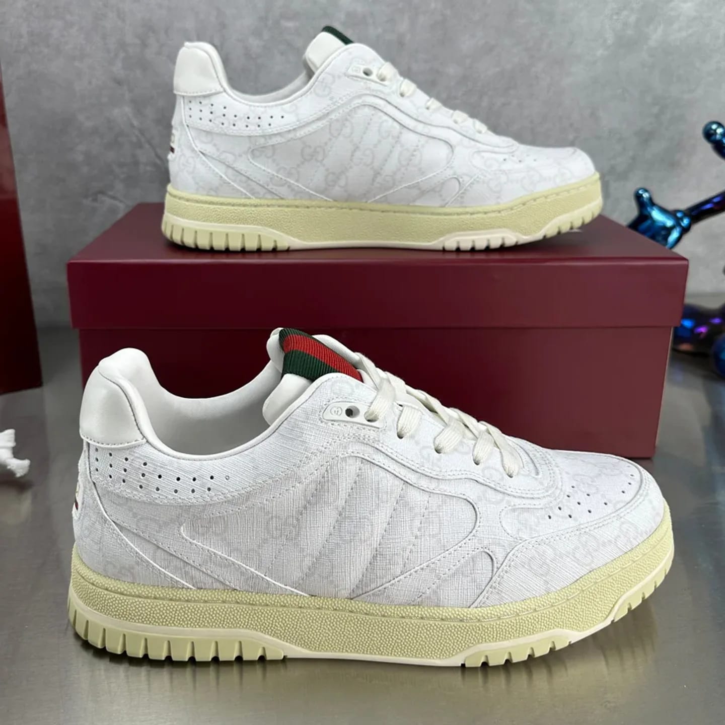 Gucci Distressed Basketball Sneaker 縮圖 4
