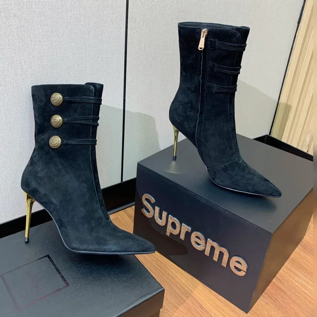 Balmain Buckle Ankle Boot 縮圖 2