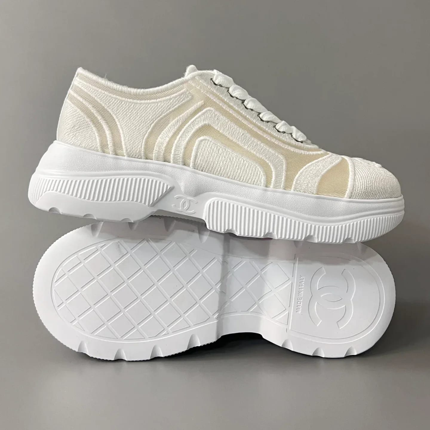 Chanel Mesh & Mixed-Fiber Sneakers 縮圖 4