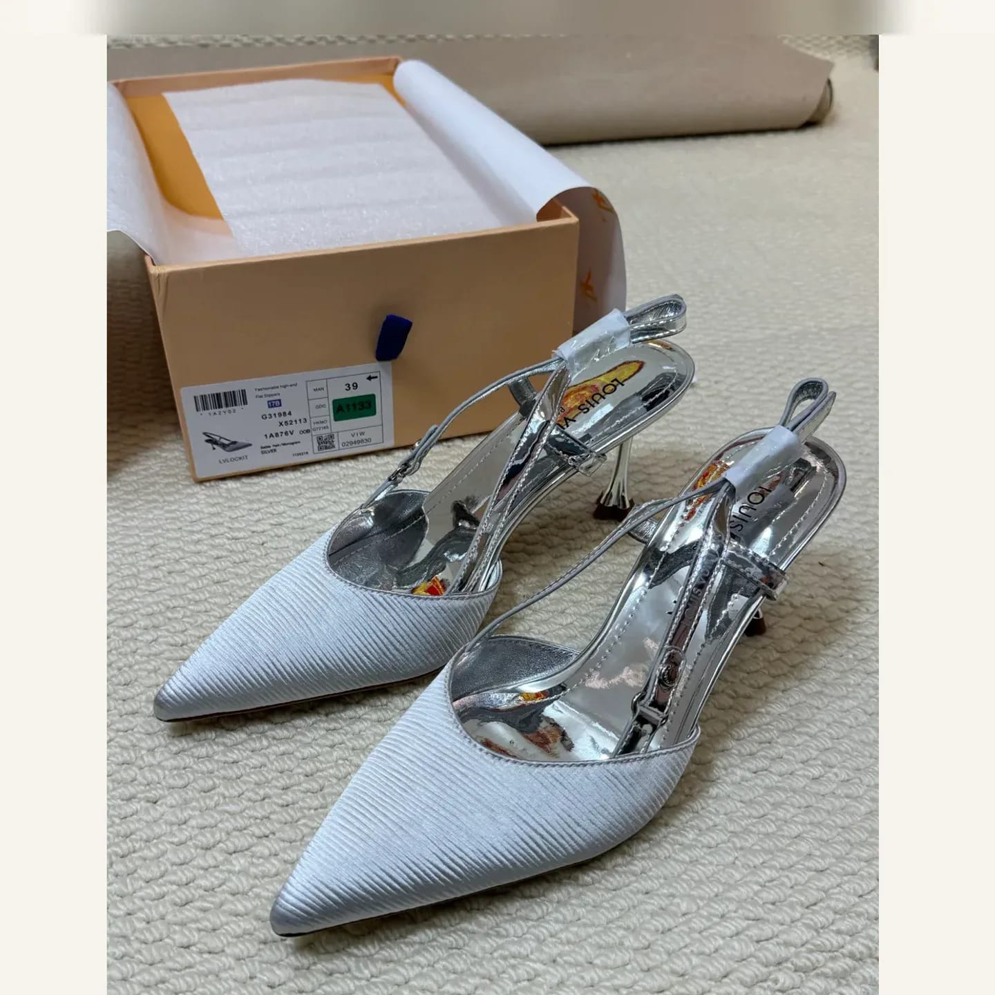 Louis Vuitton Pointed Slingback Pump 縮圖 1