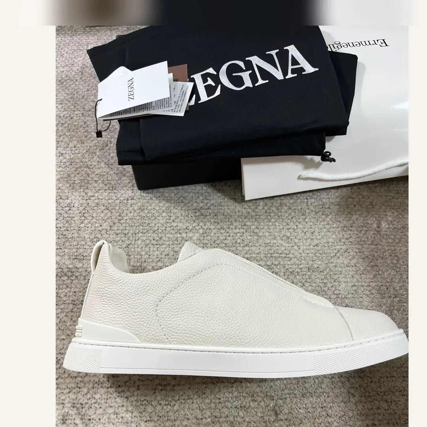 Zegna Triple Stitch Sneaker 縮圖 4