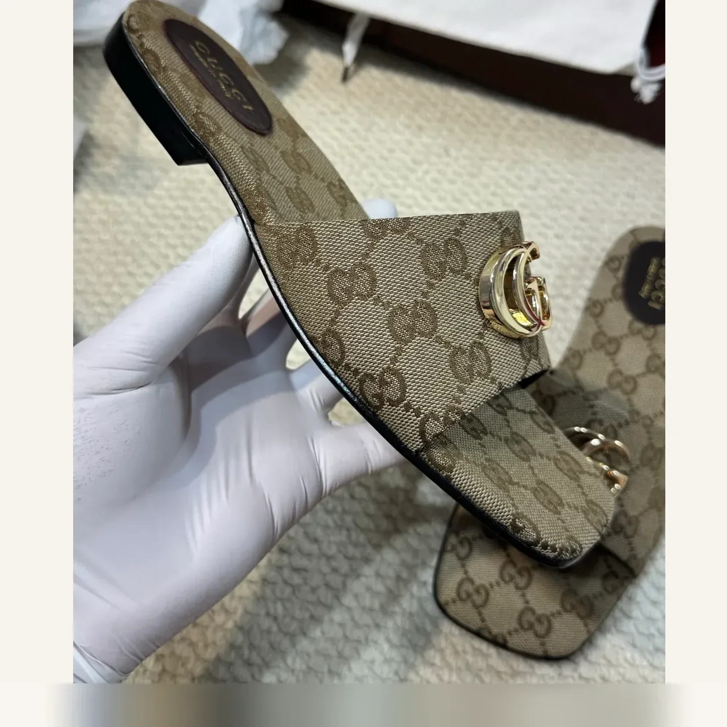 Gucci Interlocking G Monogram Slide 縮圖 3