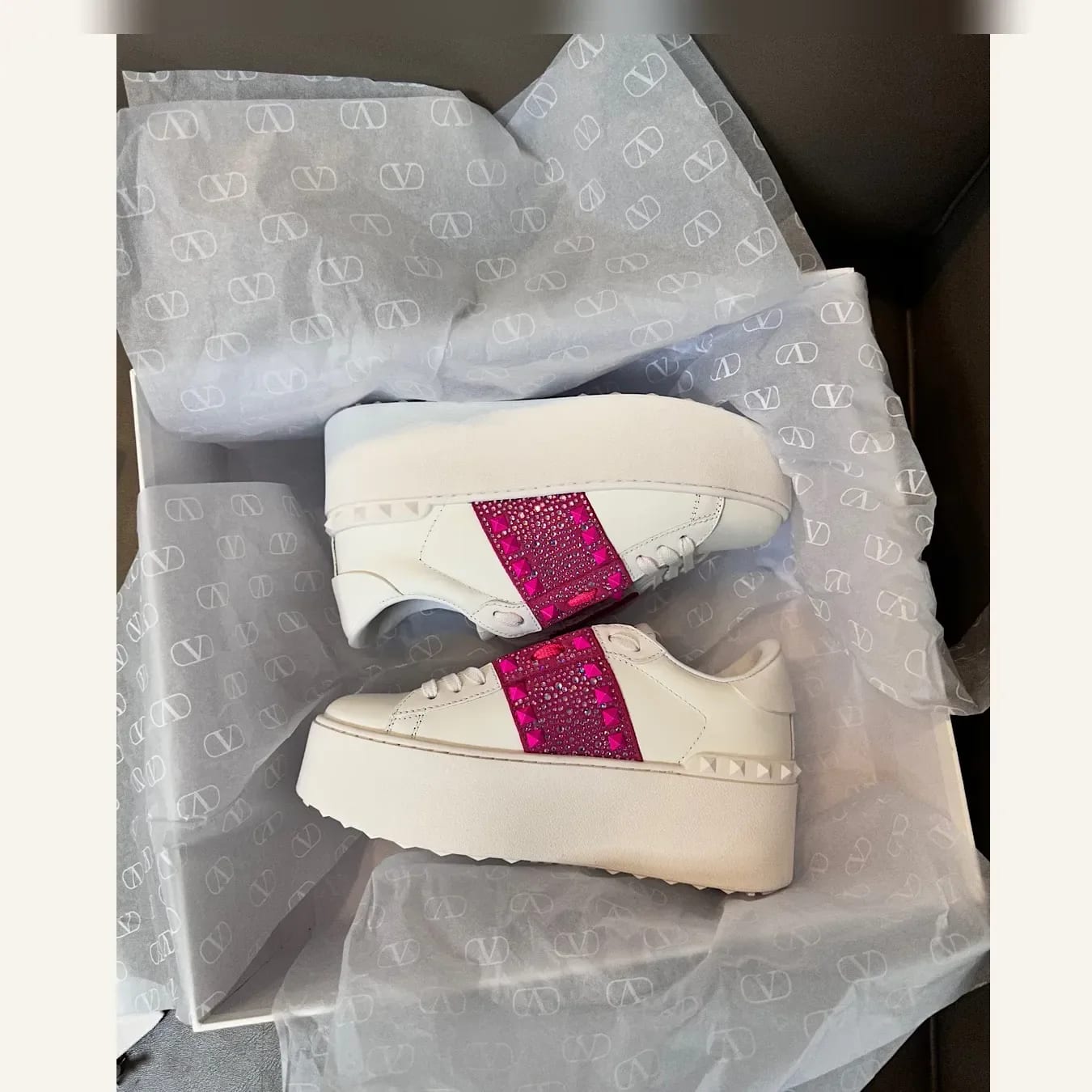 Valentino Garavani VLTN Platform Sneaker 縮圖 1