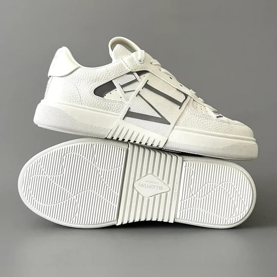 Valentino Garavani Low-Top Calfskin VL7N Sneaker With Bands 縮圖 4