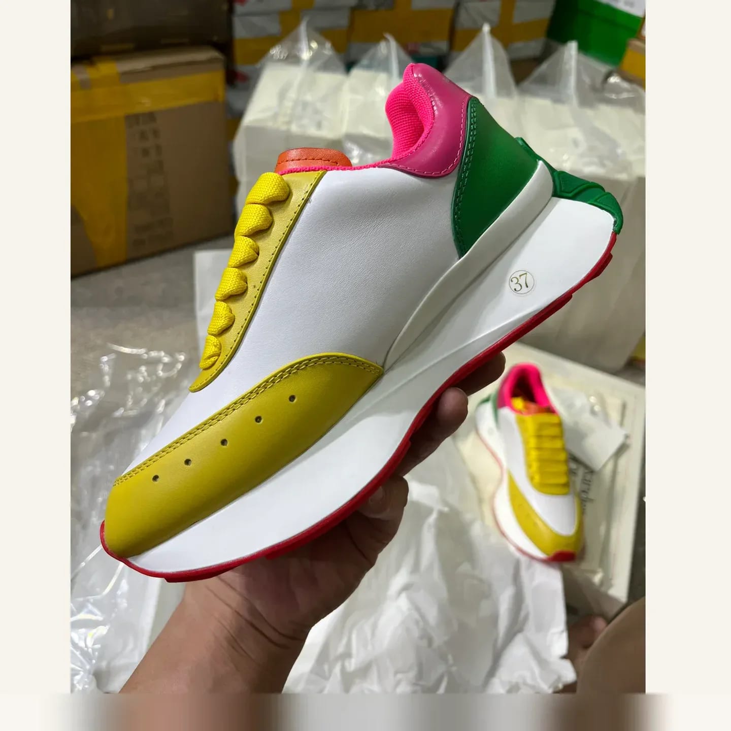 Alexander McQueen Sprint Runner Sneaker 縮圖 2
