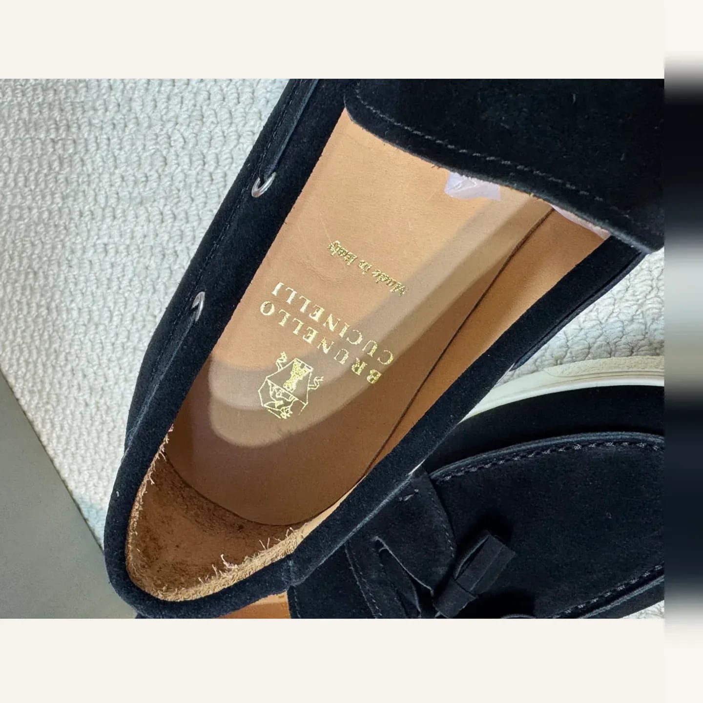 Brunello Cucinelli Suede Tassel Loafer 縮圖 4