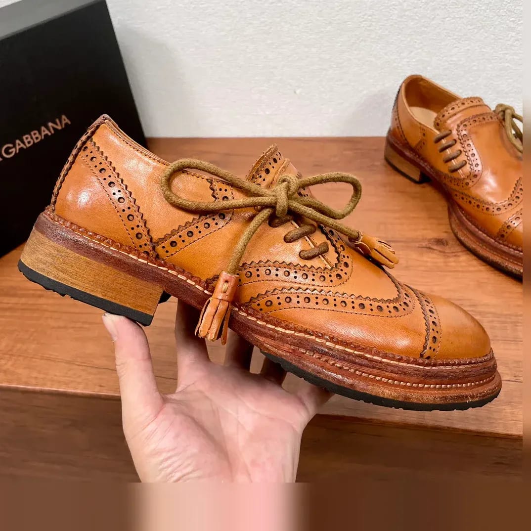 Dolce & Gabbana Cap-toe Brogue Derby 縮圖 4