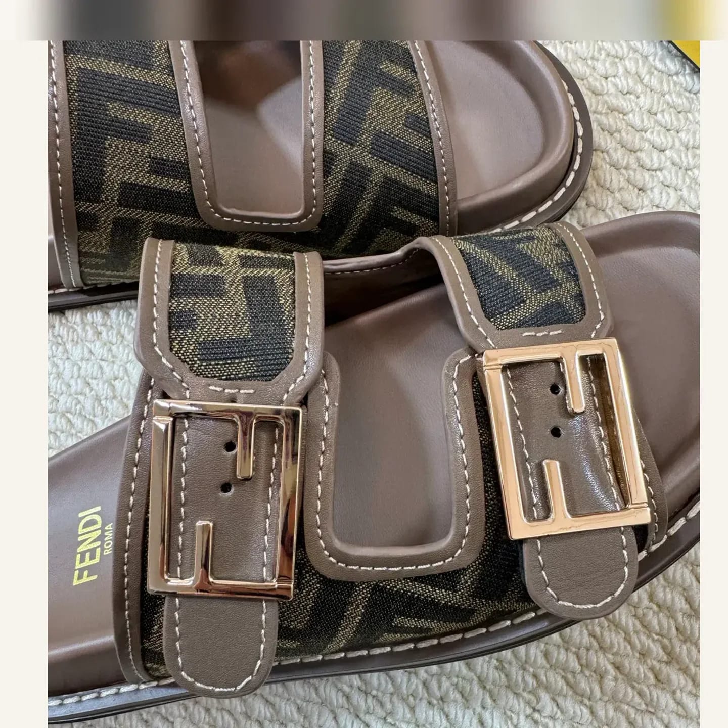 Fendi FF-logo Sandal 縮圖 3