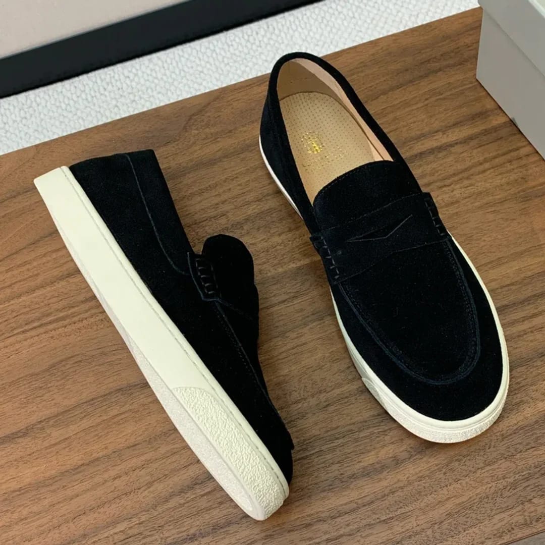 Brunello Cucinelli Suede Penny Loafer 縮圖 2