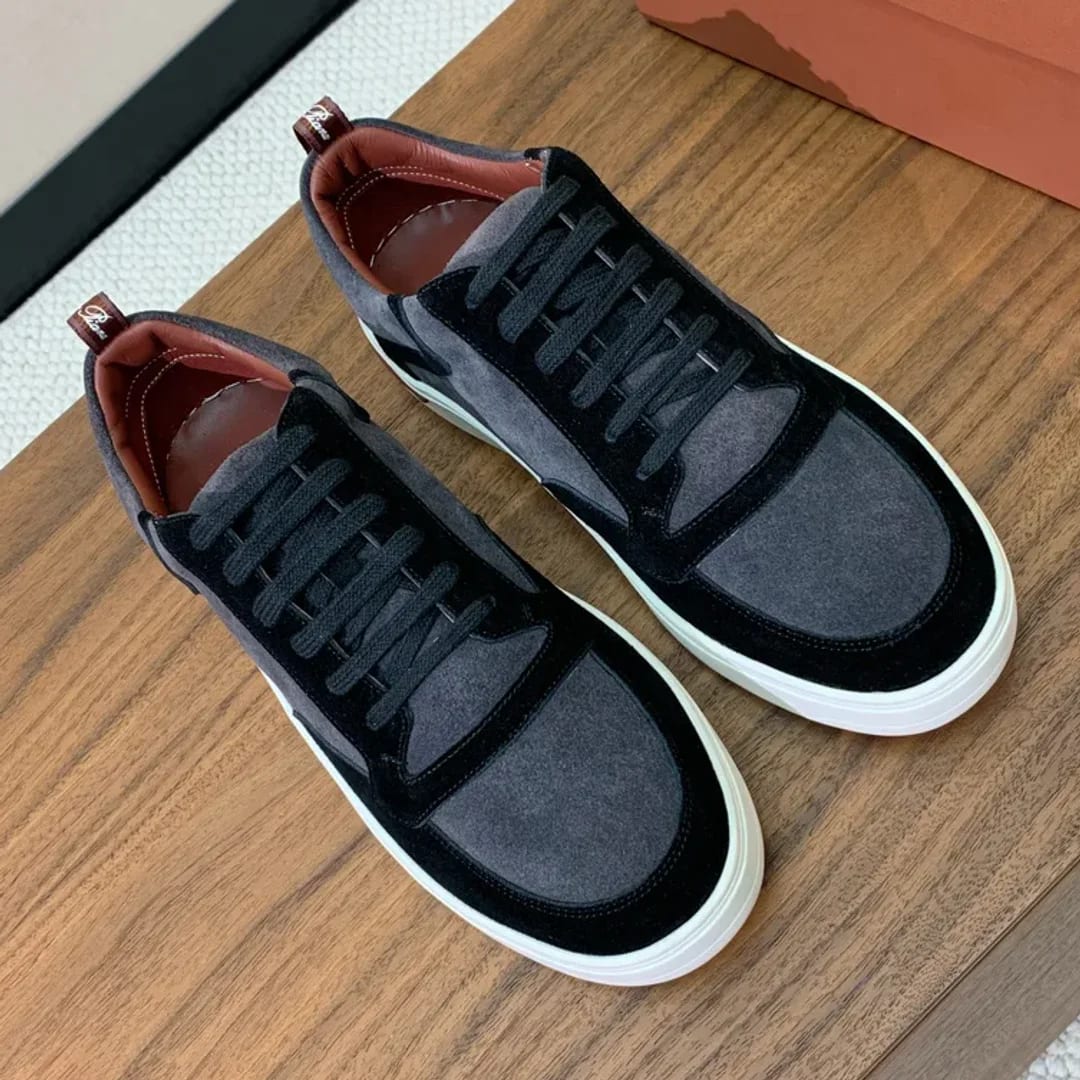 Loro Piana Suede Low-top Sneaker 縮圖 2