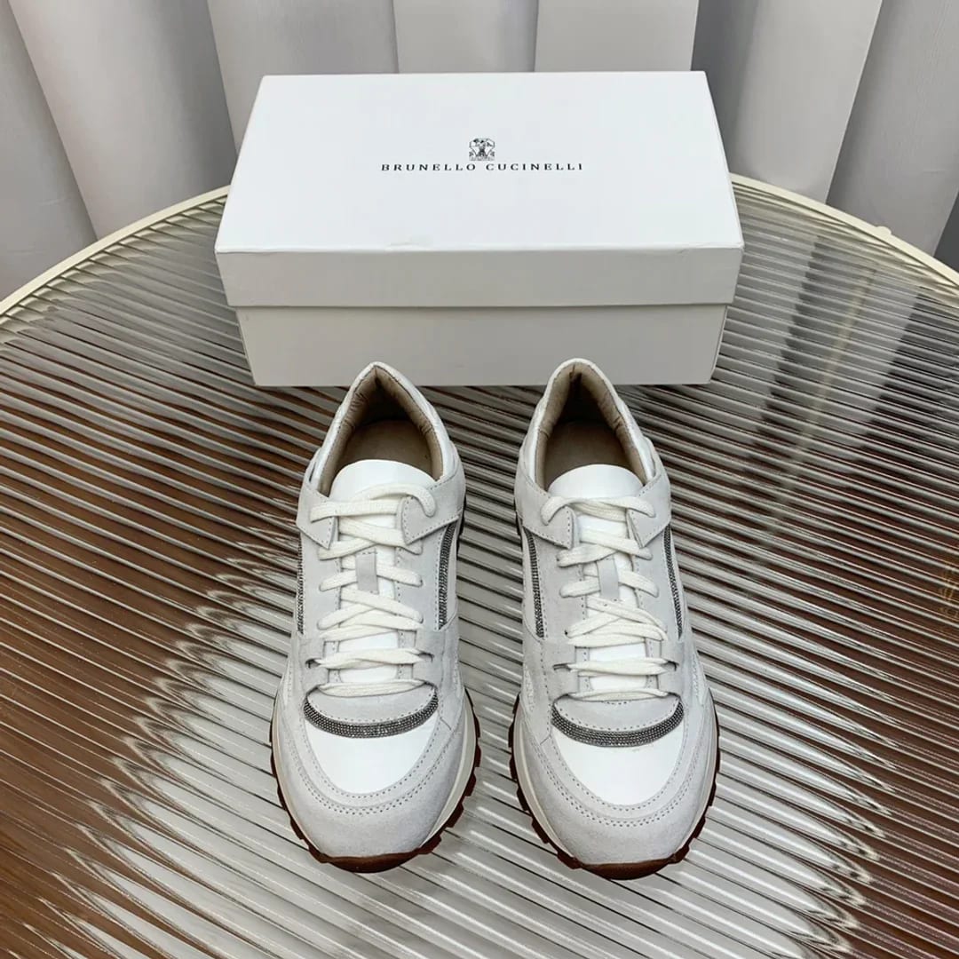Brunello Cucinelli Monili-chain Sneaker 縮圖 1