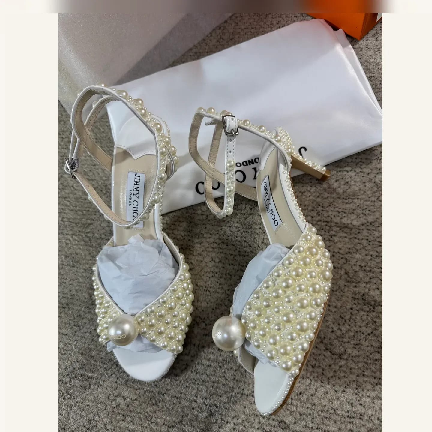 Jimmy Choo Pearl-embellished Sandal 縮圖 2