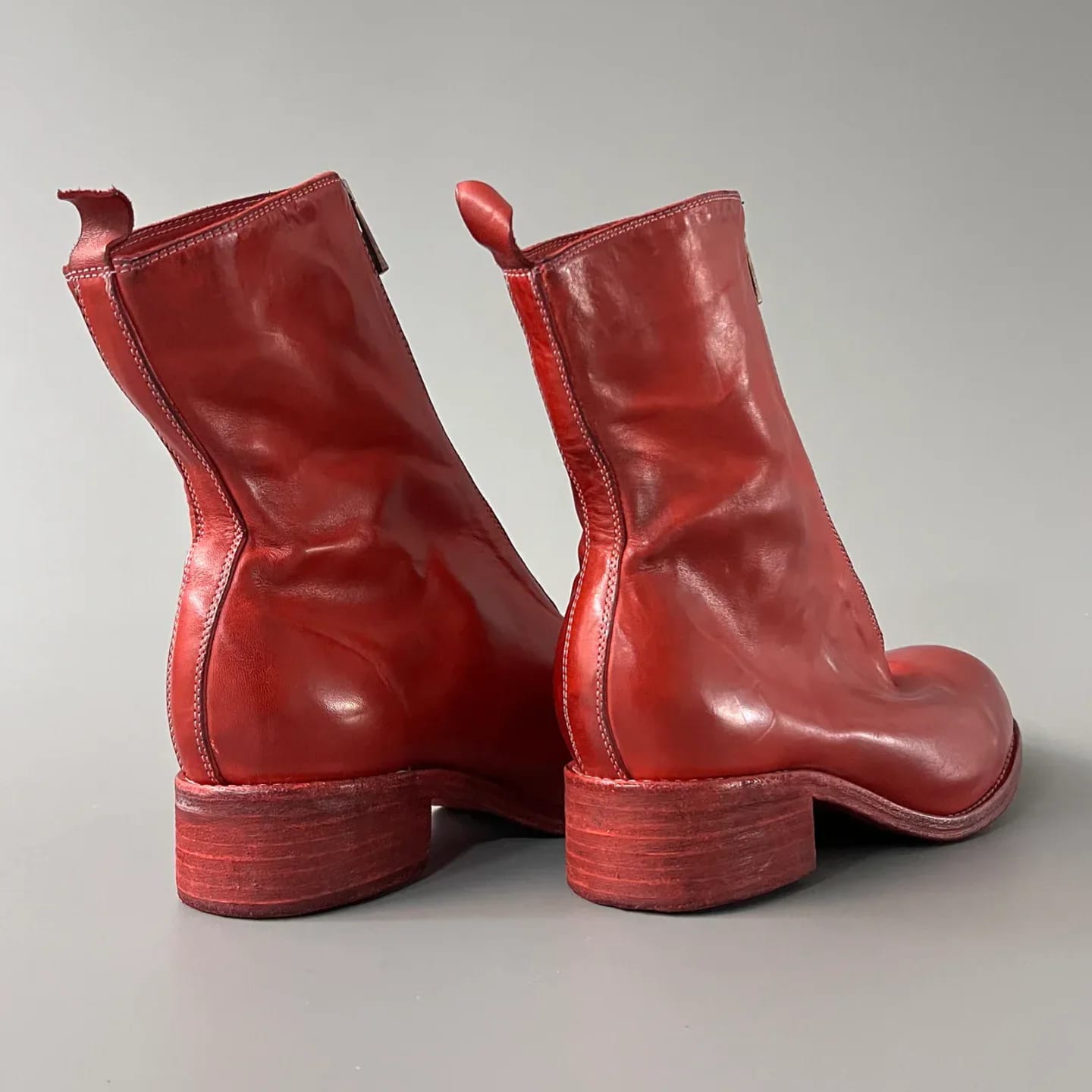 GUIDI PL2 Palombaro Front Zip Boots 縮圖 3