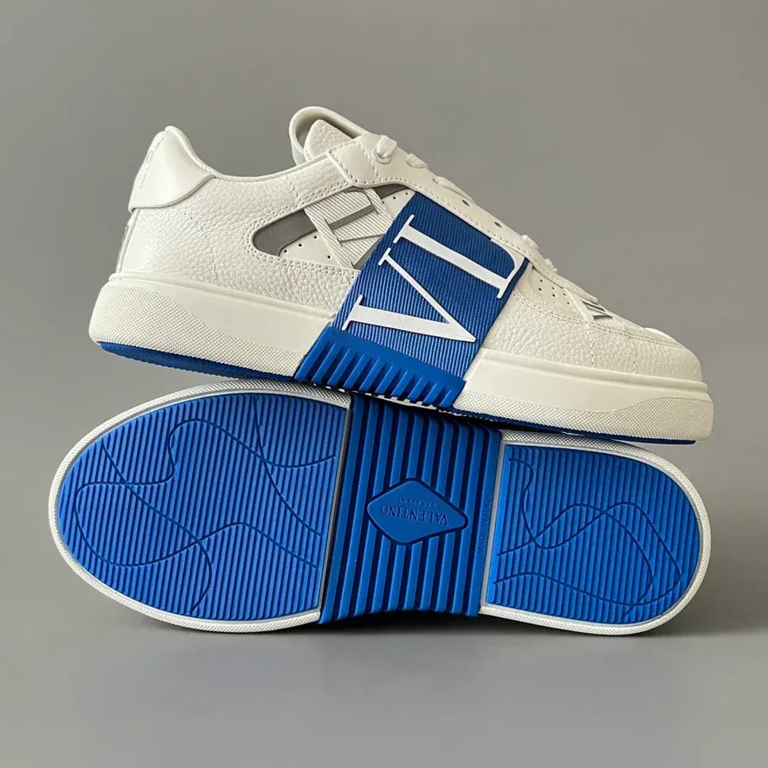 Valentino Garavani Low-Top Calfskin VL7N Sneaker With Bands 縮圖 4