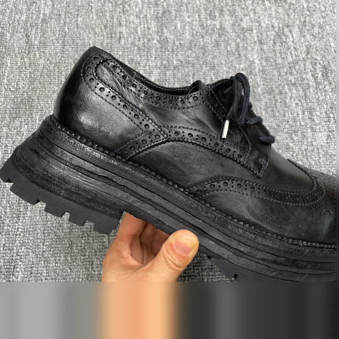 Bottega Veneta Washed-leather Derby 縮圖 2