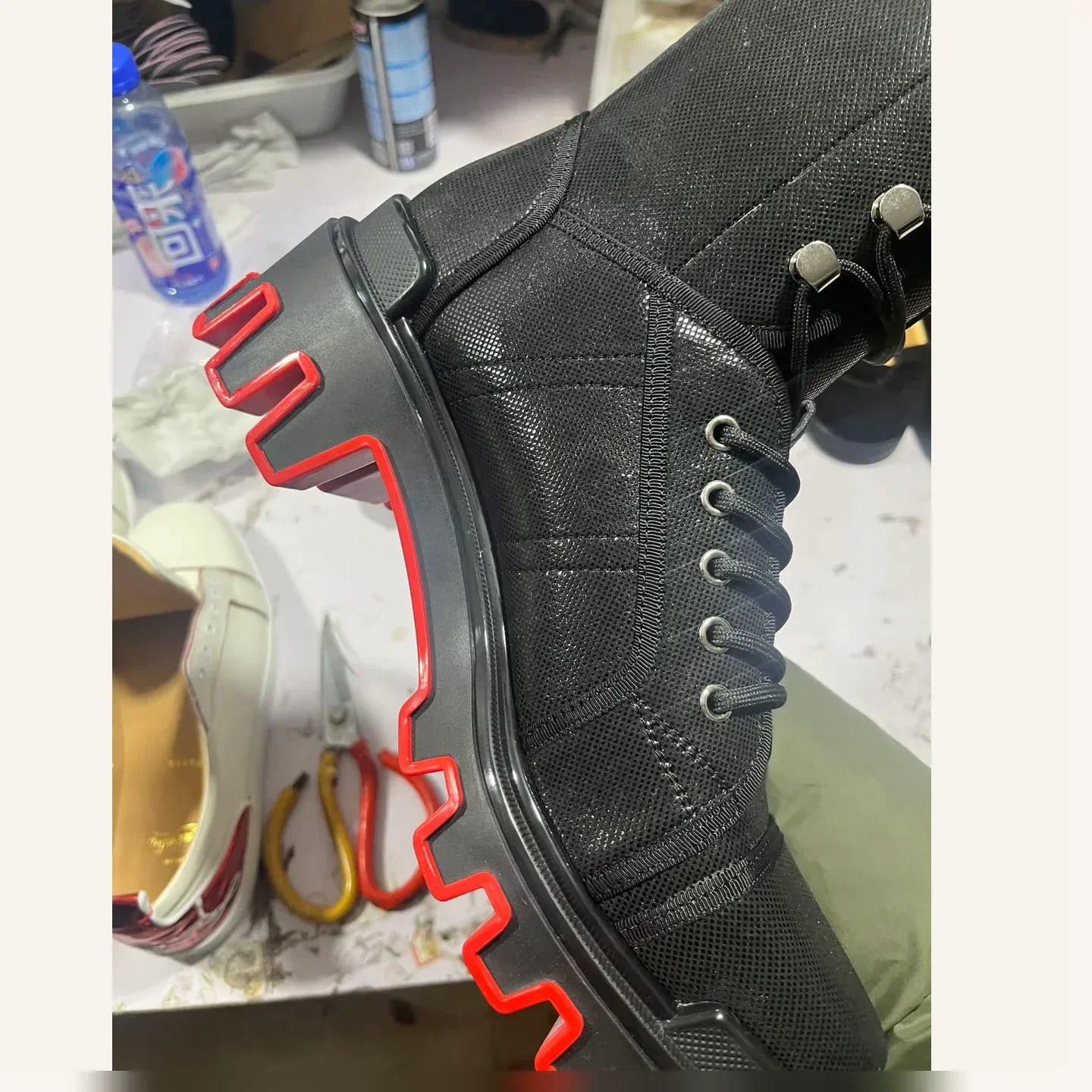 Christian Louboutin Loubishark High-top Sneaker 縮圖 3