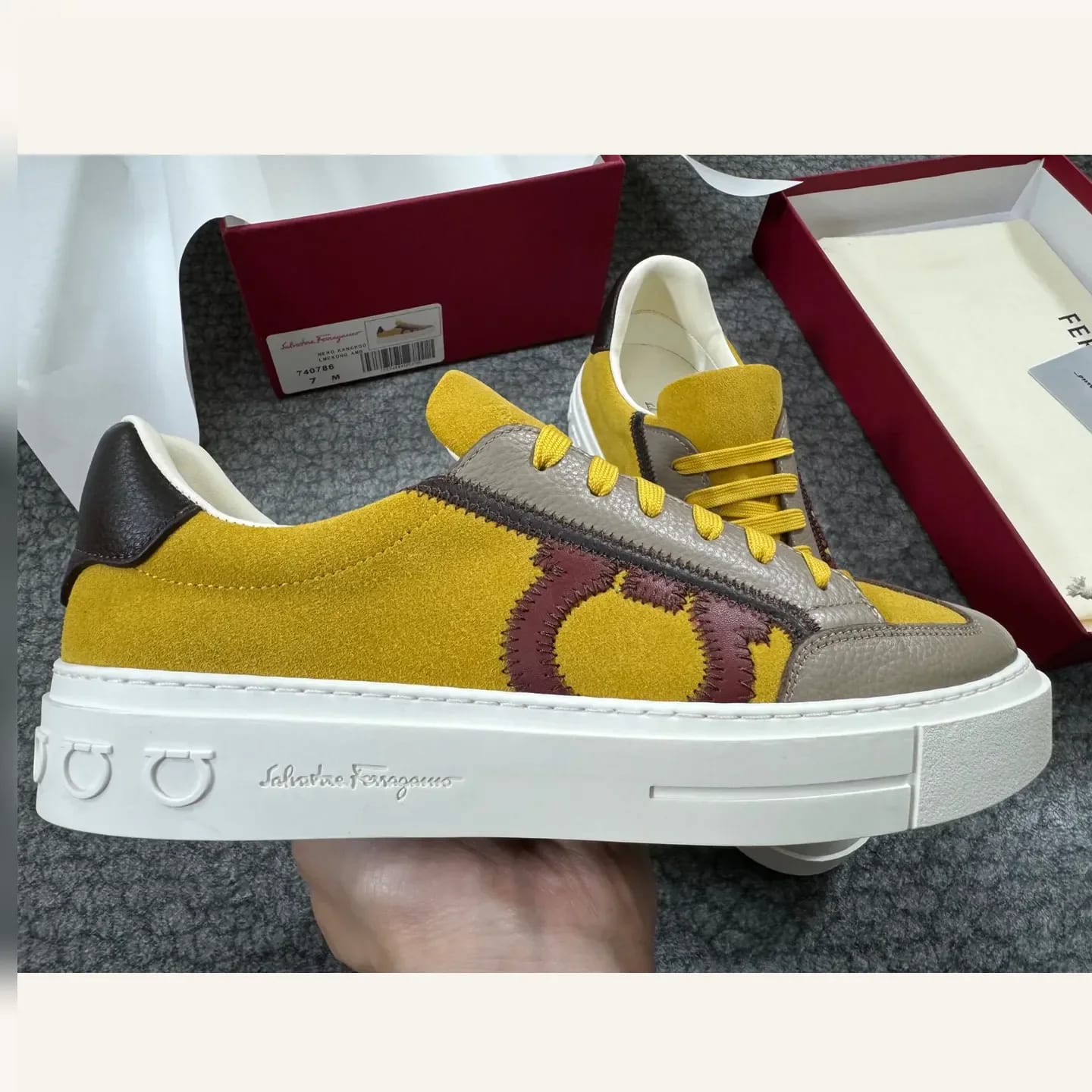 Ferragamo Gancini Low-top Sneaker 縮圖 4