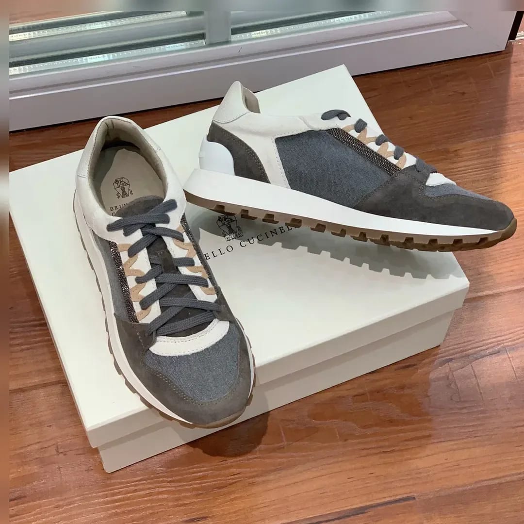 Brunello Cucinelli Monili-chain Sneaker 縮圖 4
