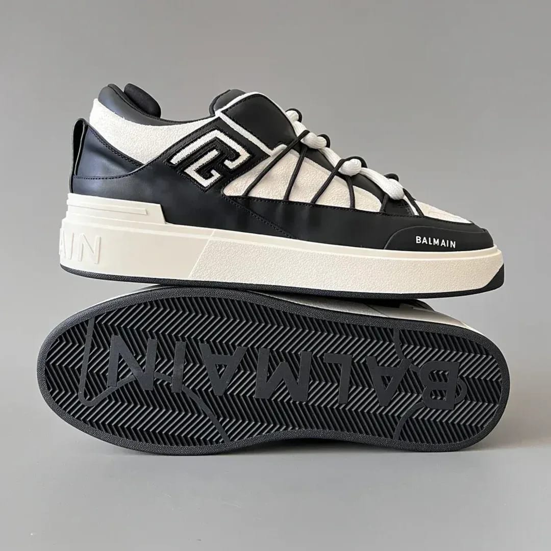 Balmain B-Court Puffy Skate Sneakers 縮圖 4