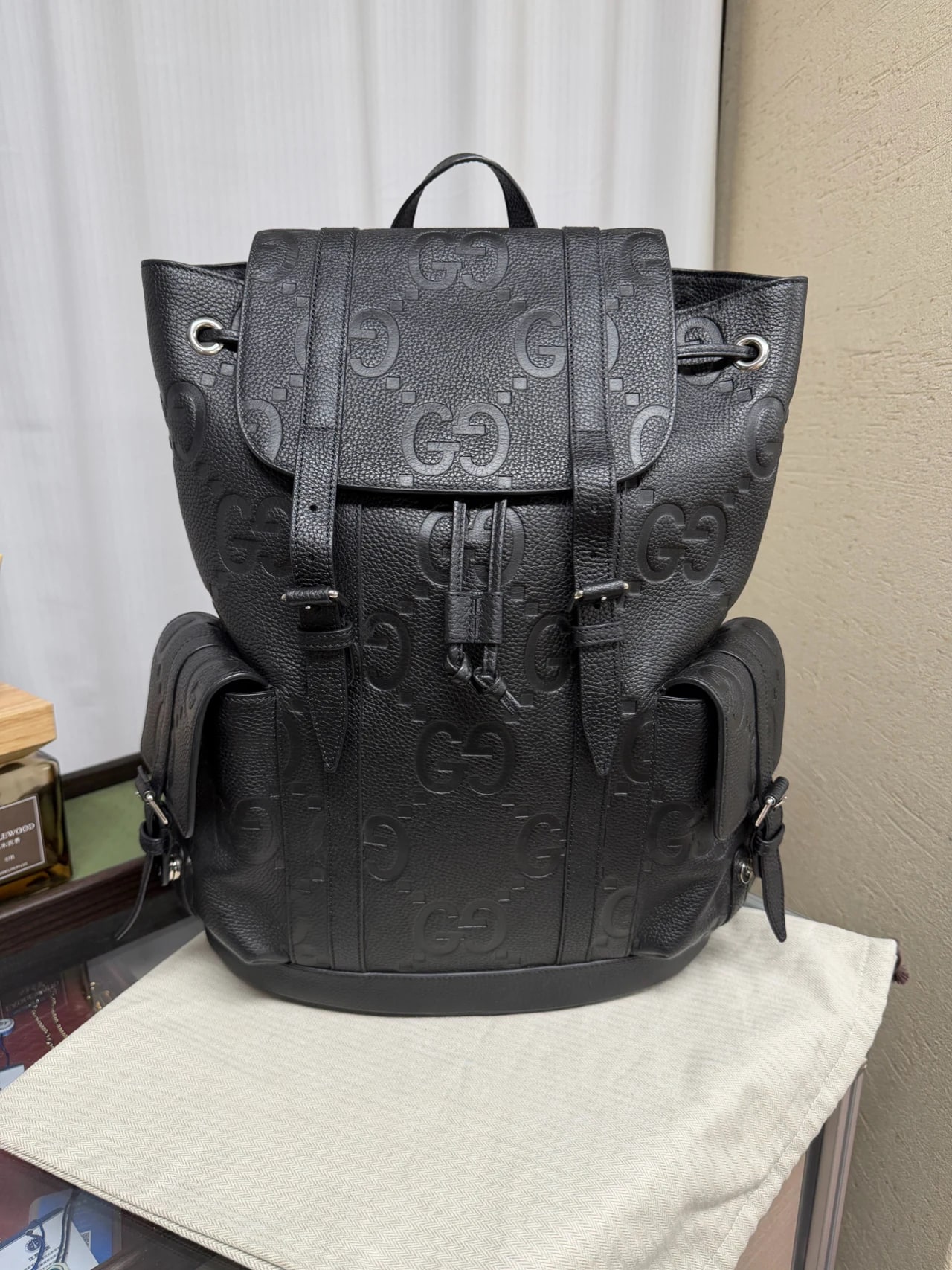 Gucci Medium Jumbo GG Backpack