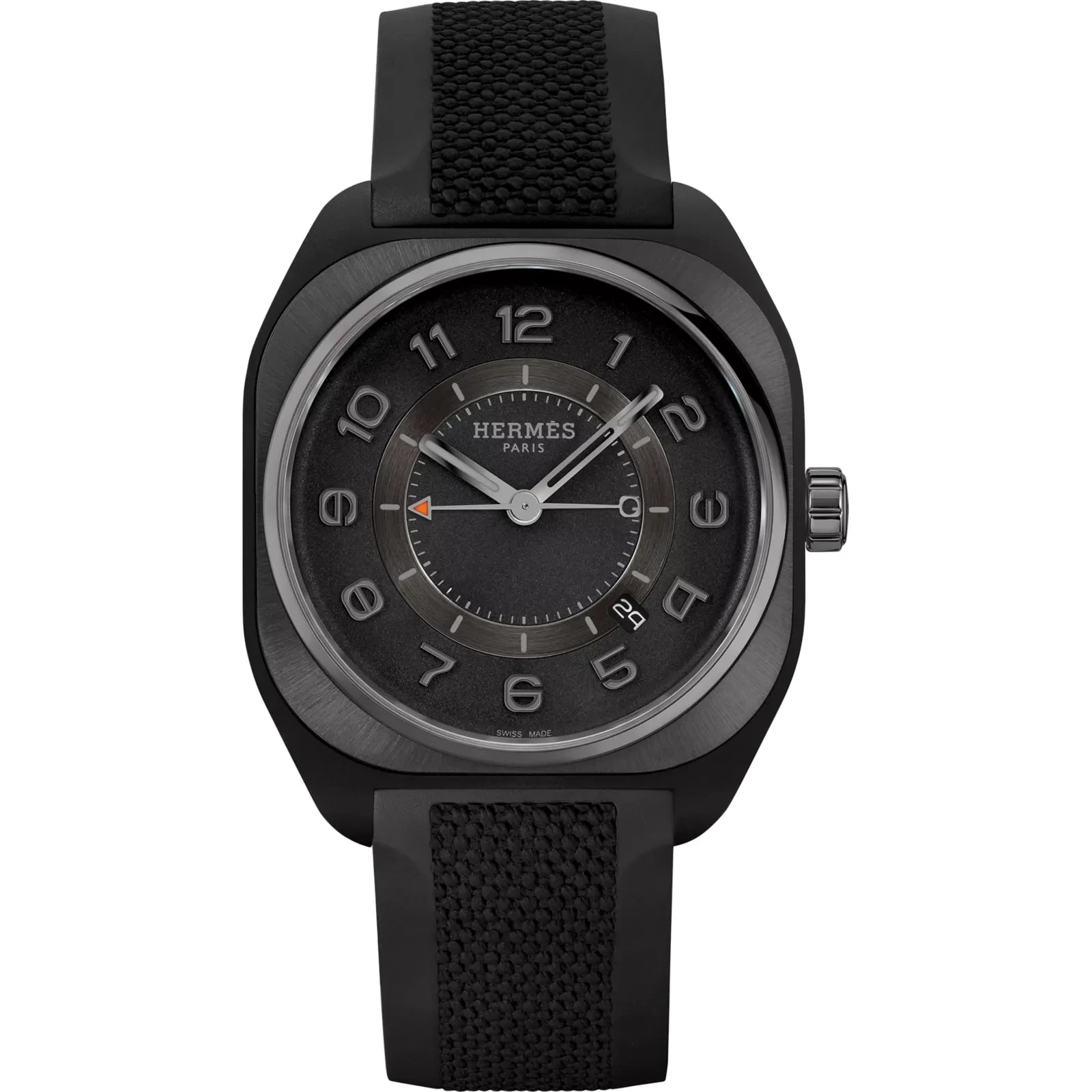 Hermès Hermès H08 watch, 42 mm, Black