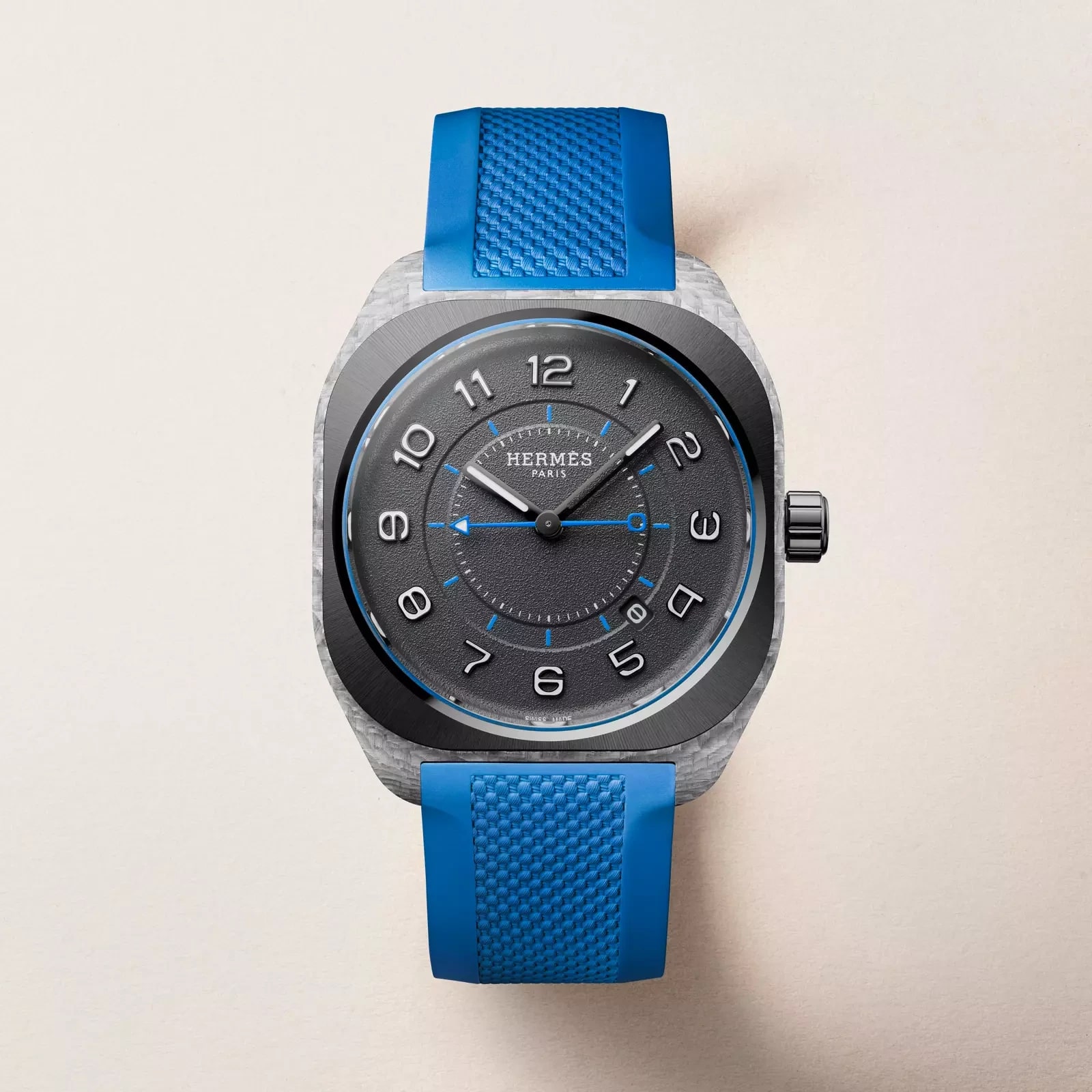 Hermès Hermès H08 watch, 42 mm, Blue