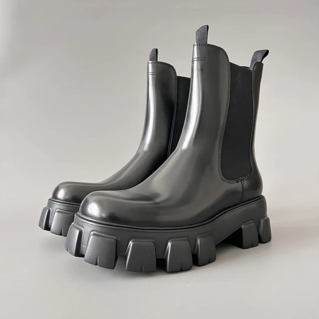 Prada Monolith Chelsea Boots