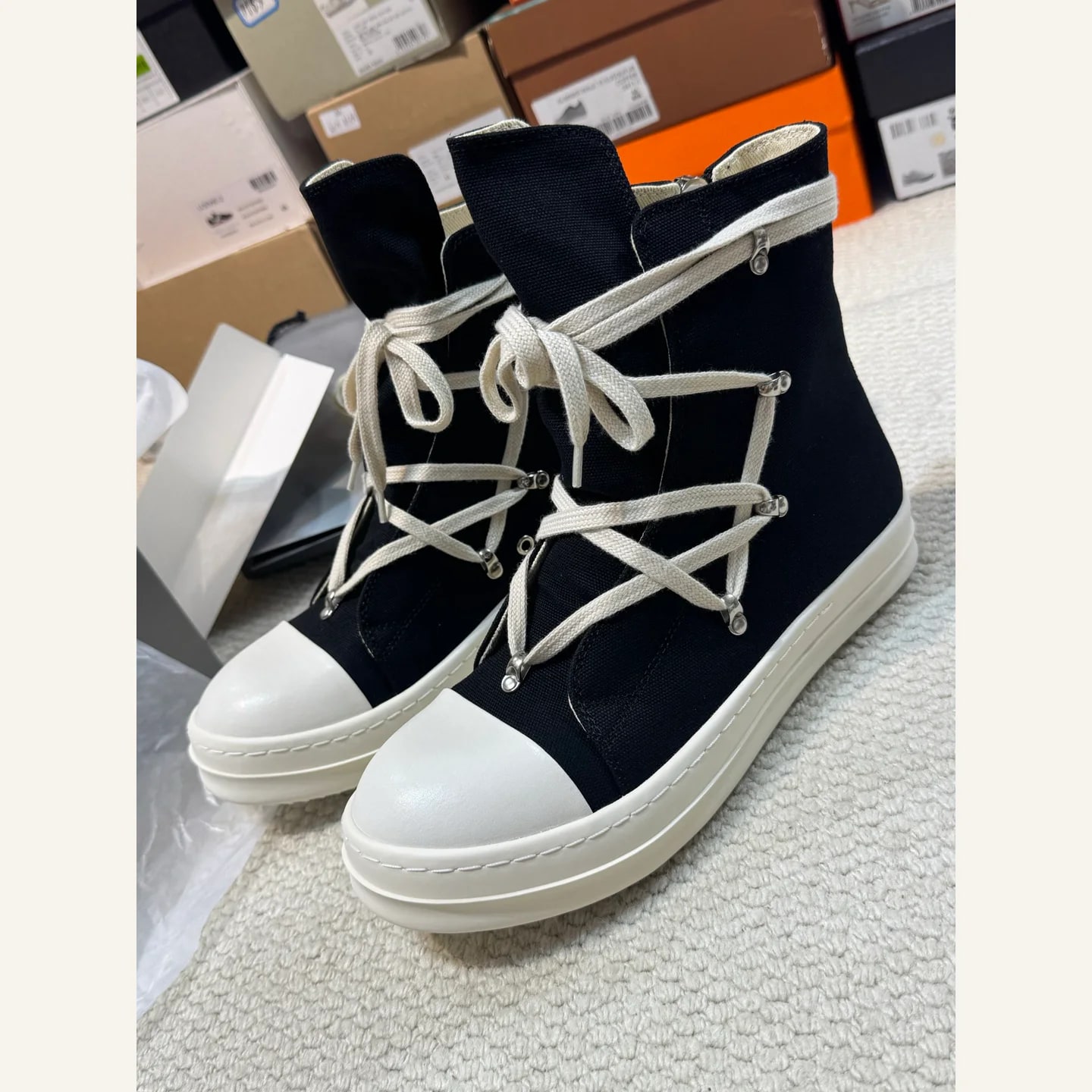 Rick Owens DRKSHDW Geobasket High-top
