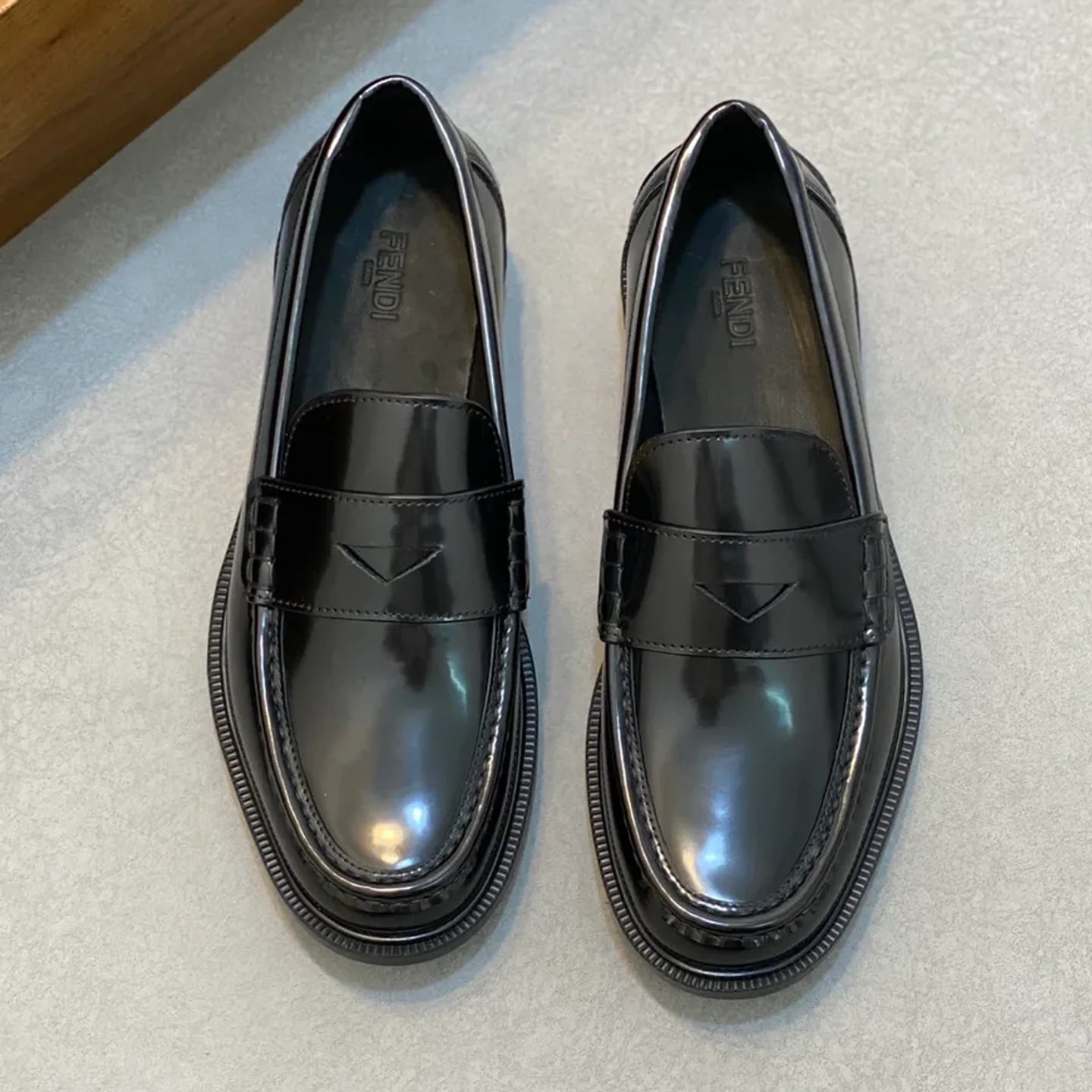 Fendi Leather Loafer