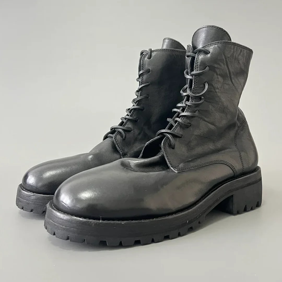 GUIDI 795V Lace-Up Boots