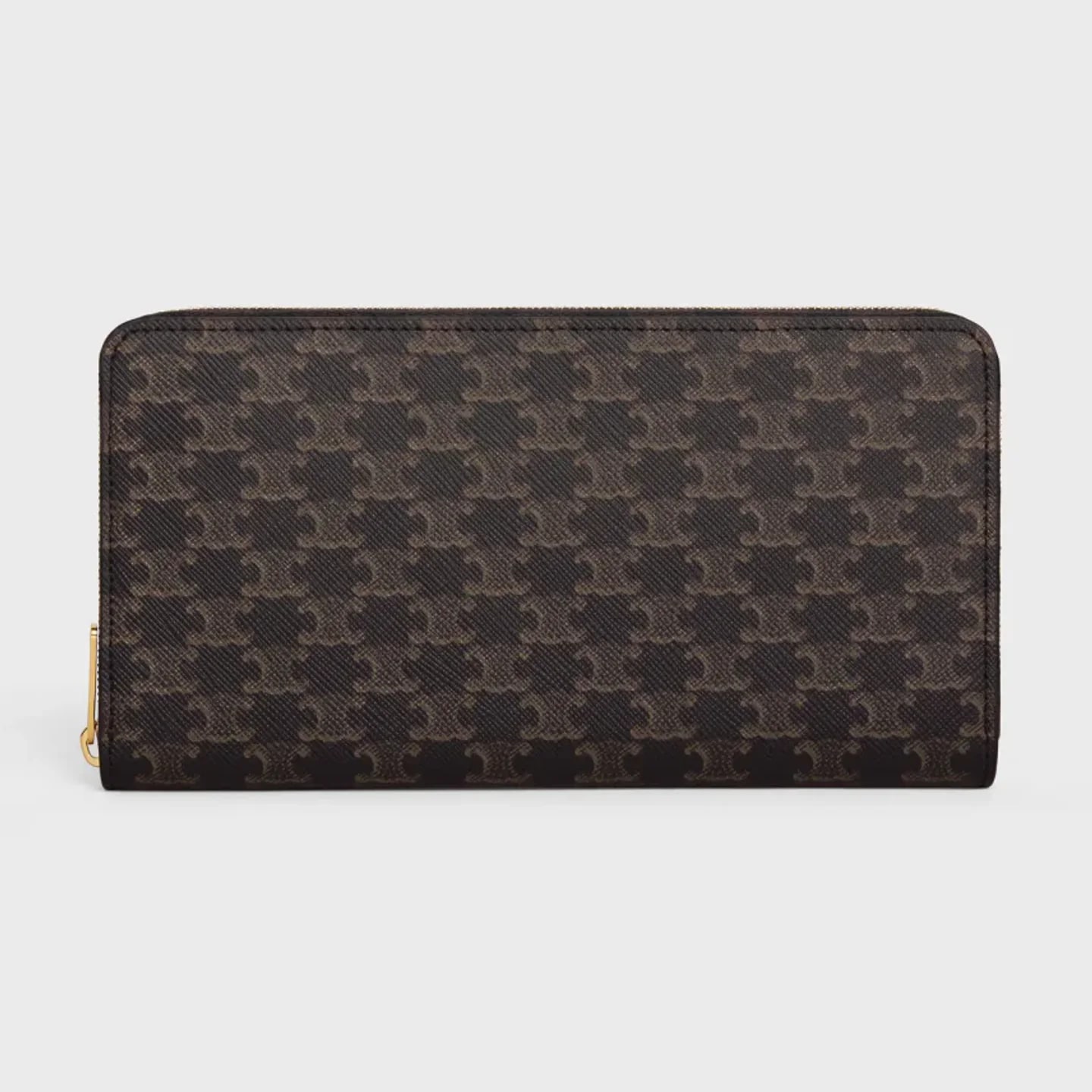 CELINE Large zipped wallet IN Triomphe Canvas