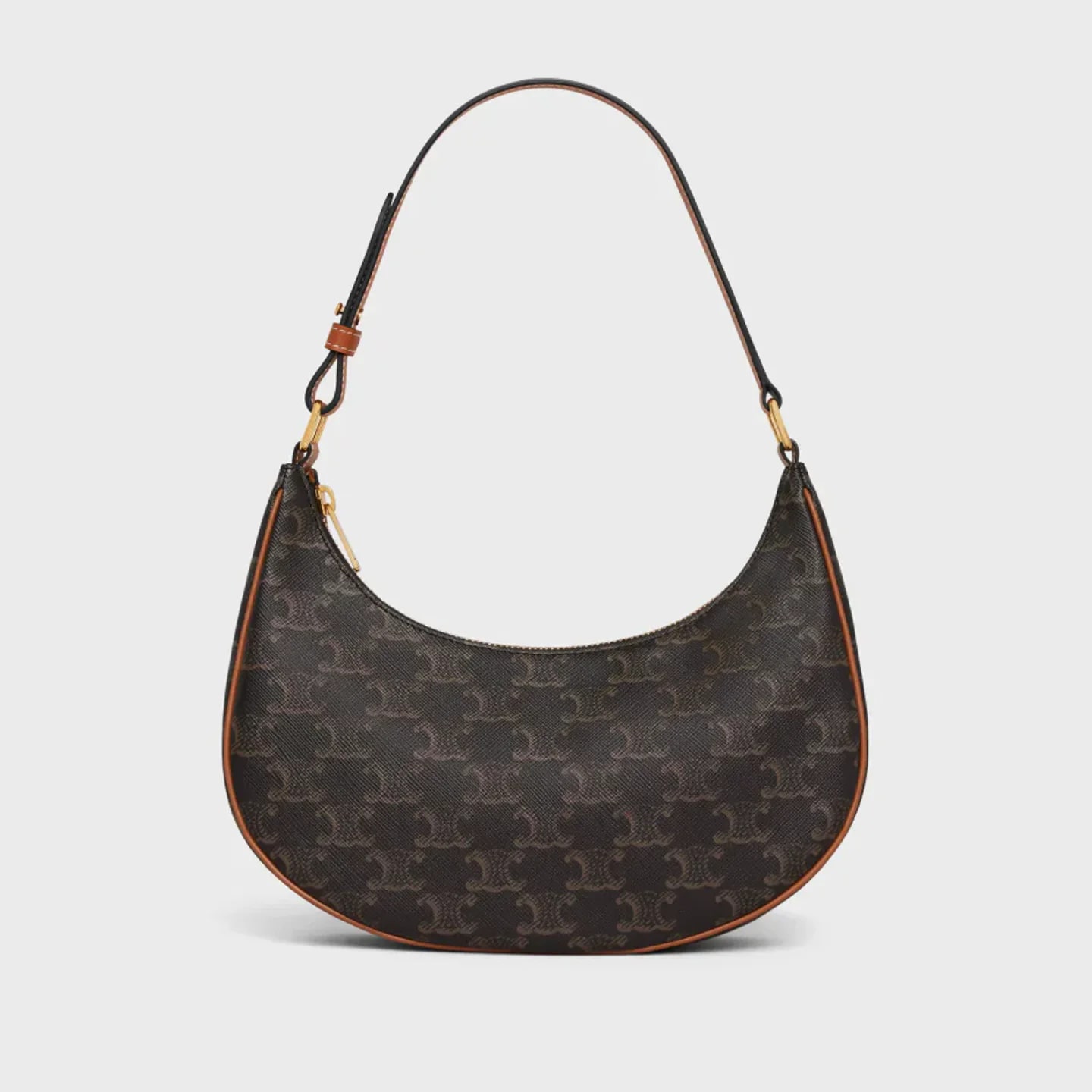 CELINE Ava Bag IN Triomphe Canvas and calfskin