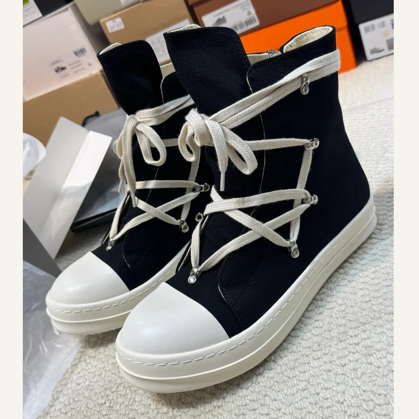 Rick Owens DRKSHDW Geobasket High-top
