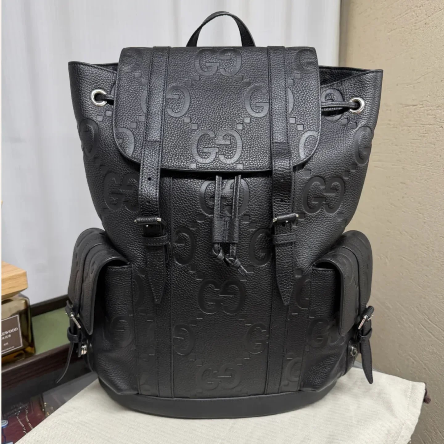 Gucci Medium Jumbo GG Backpack