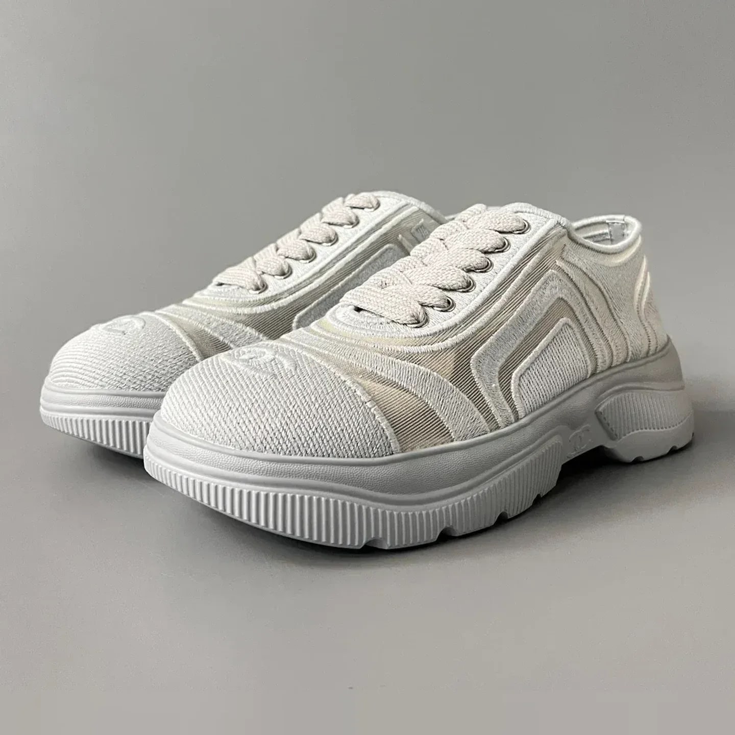Chanel Mesh & Mixed-Fiber Sneakers