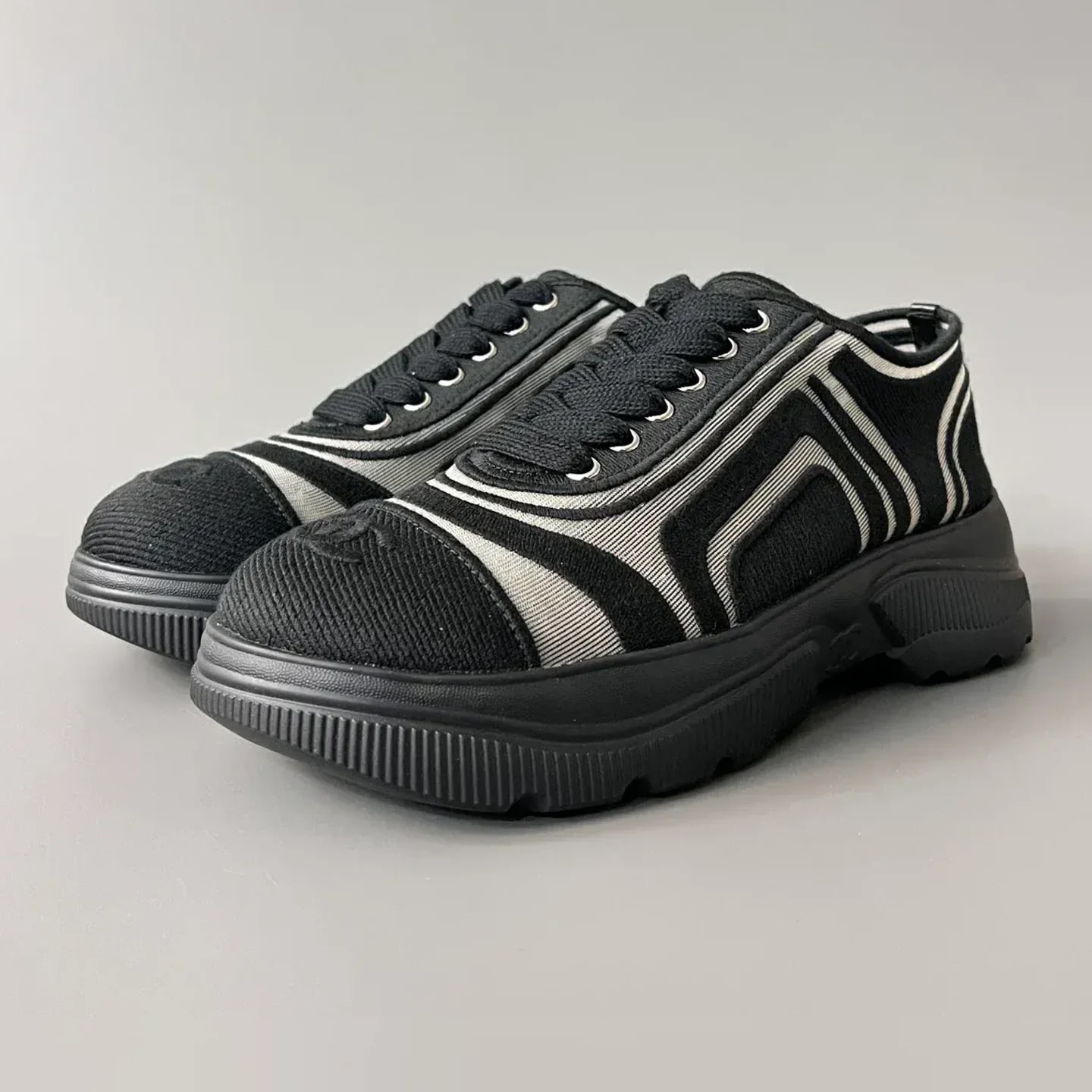 Chanel Mesh & Mixed-Fiber Sneakers