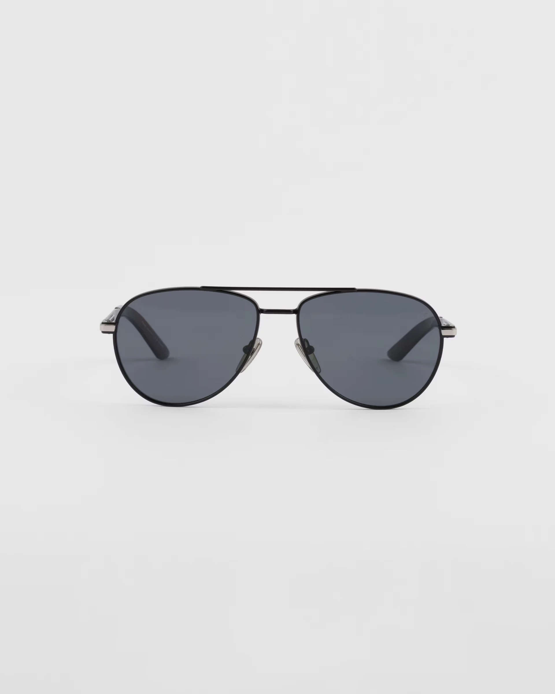 Prada Sunglasses With Iconic Metal Plaque