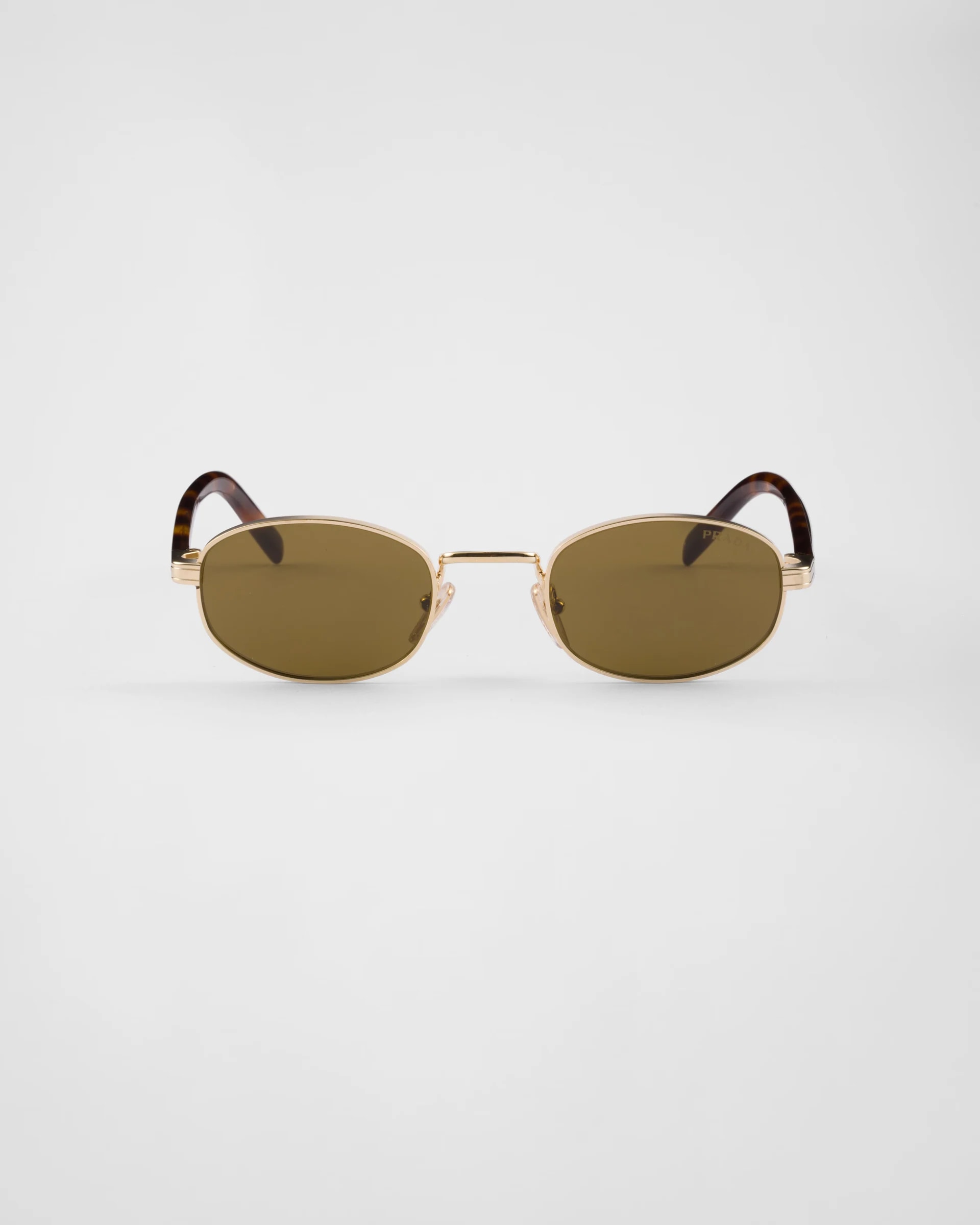 Prada Sunglasses With The Iconic Metal Plaque