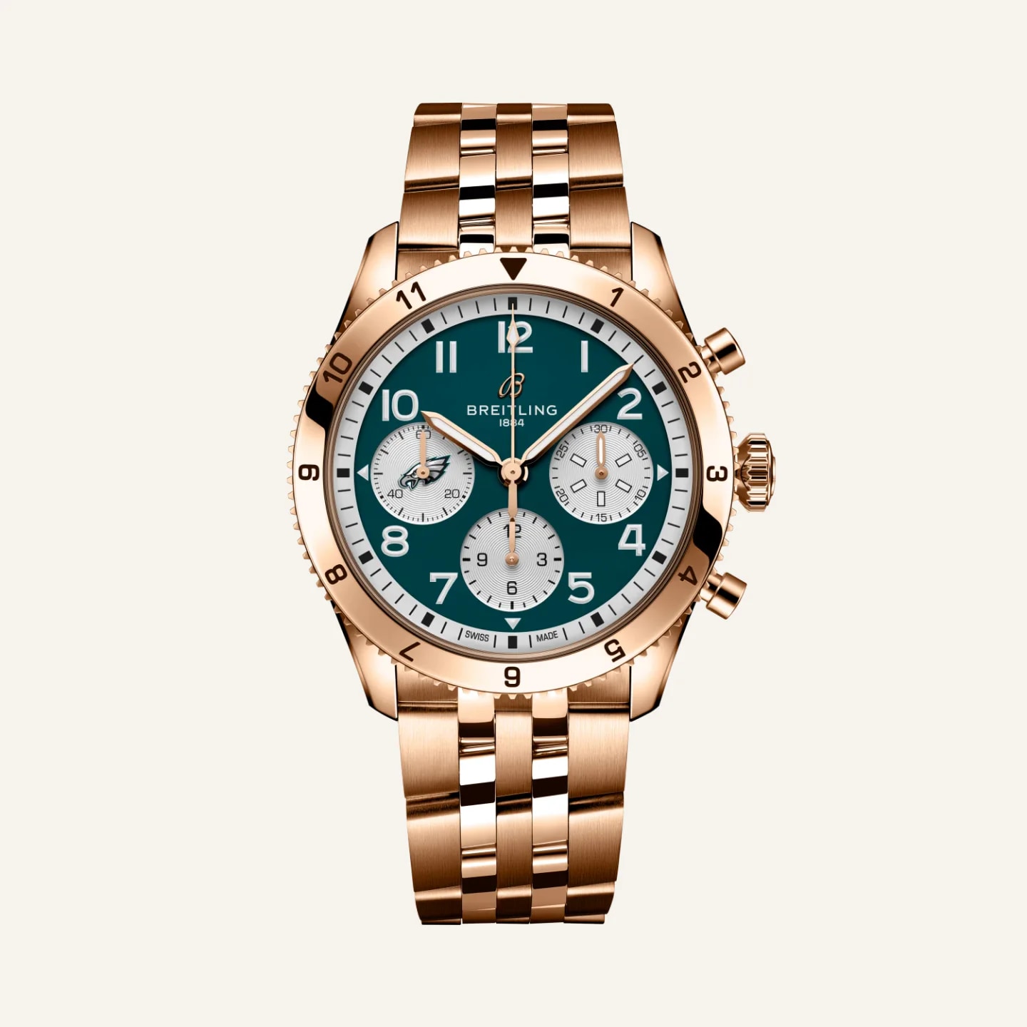 Breitling Classic Avi Chronograph 42 NFL Philadelphia Eagles Edition