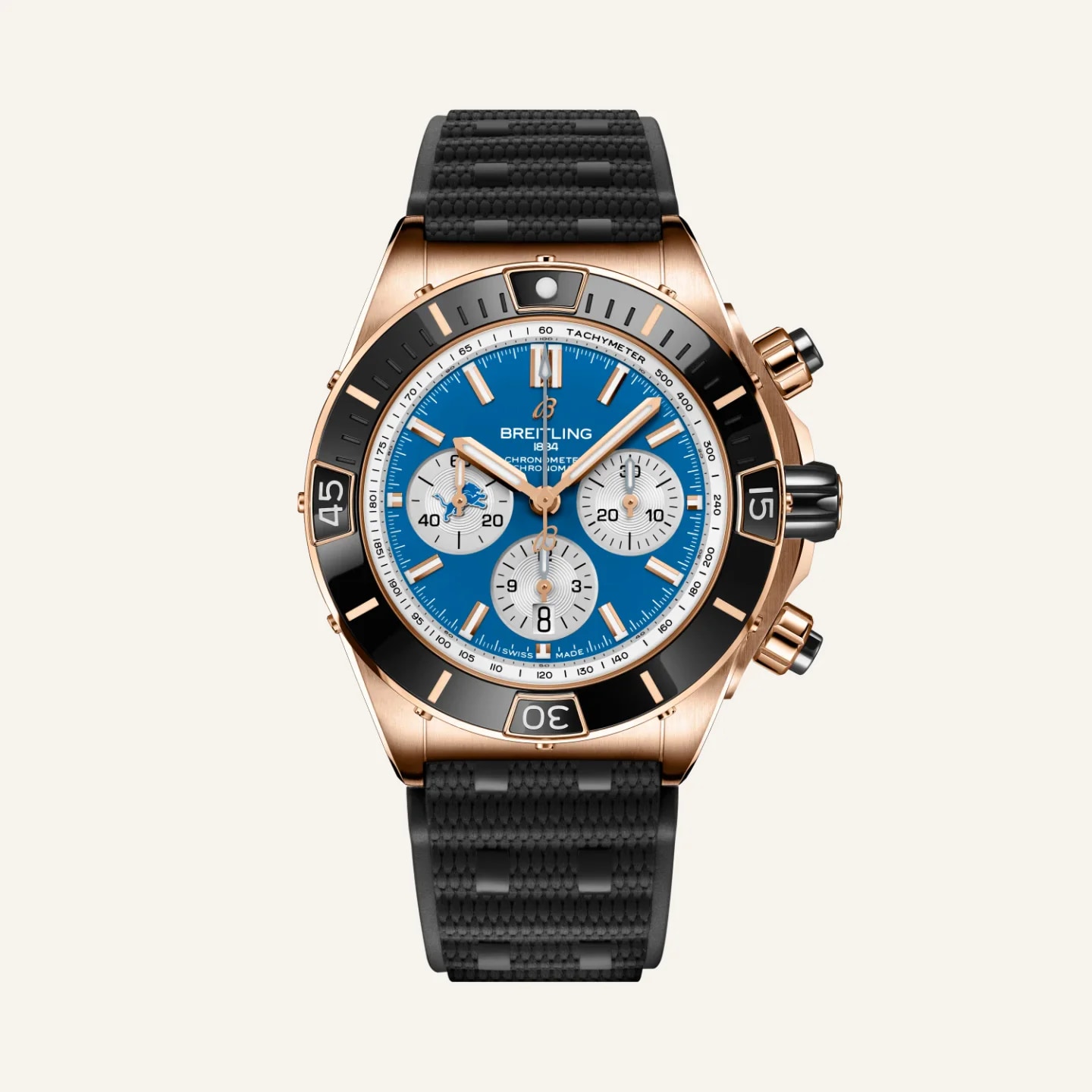 Breitling Super Chronomat B01 Chronograph 44 NFL Detroit Lions Edition