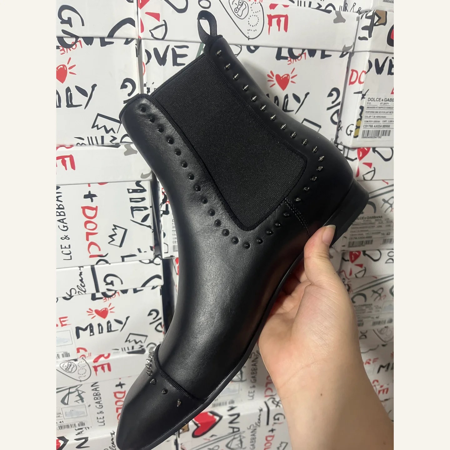 Christian Louboutin Brogue Chelsea Boot
