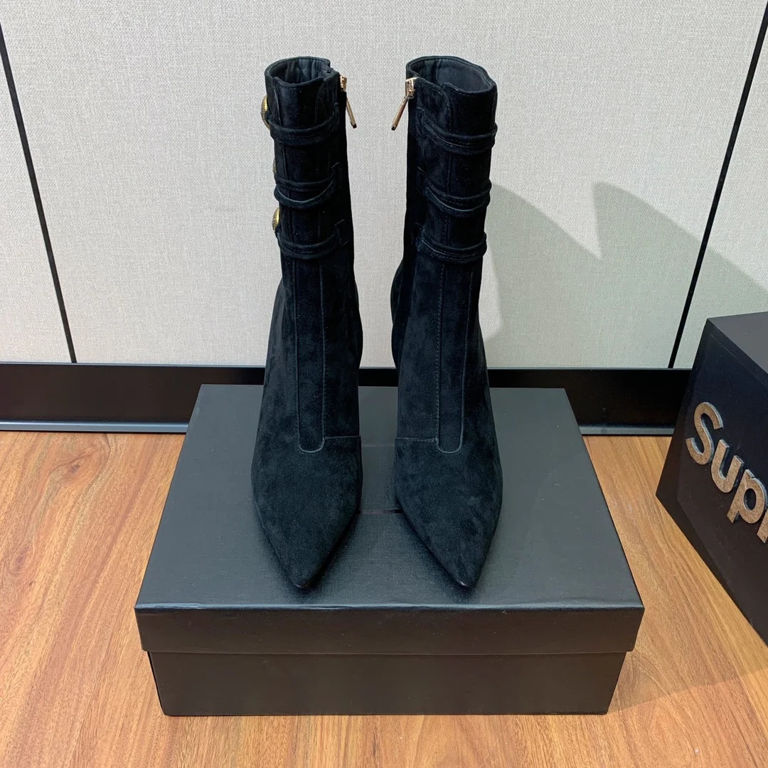 Balmain Buckle Ankle Boot