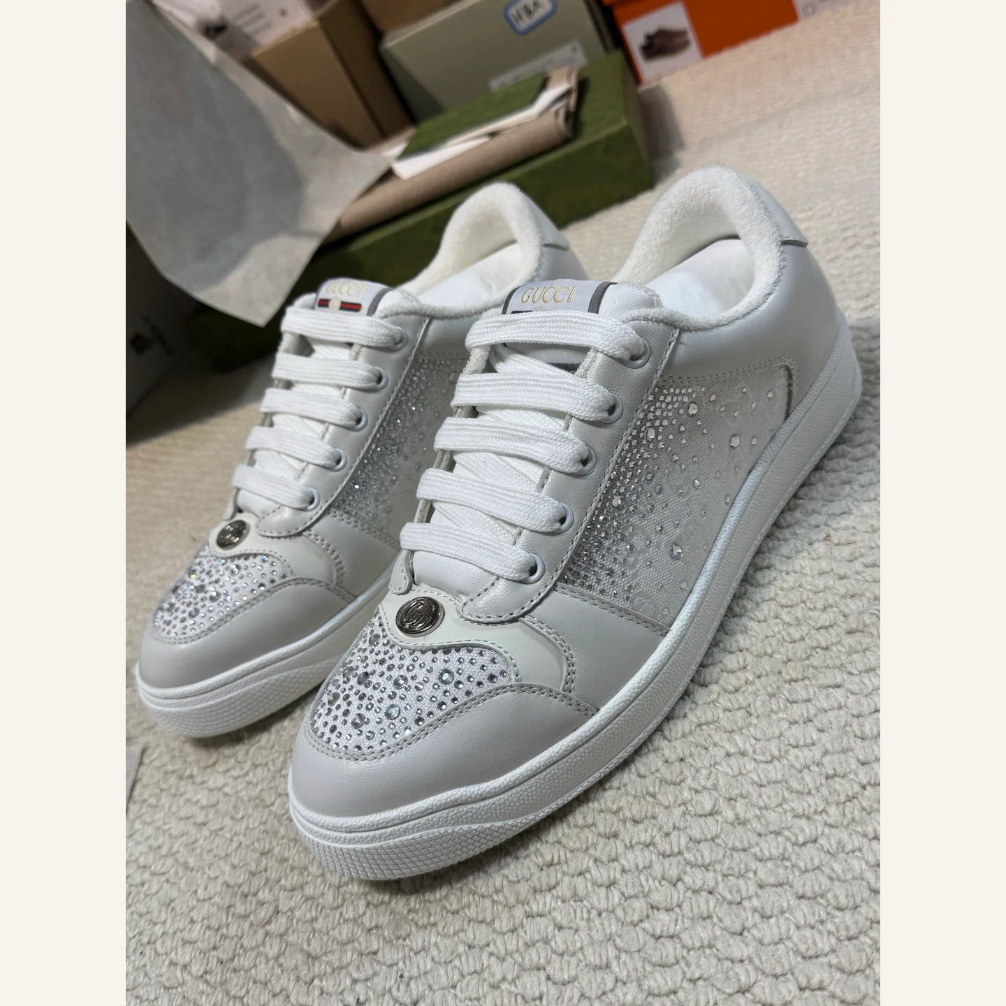 Gucci Crystal GG Low-top Sneaker
