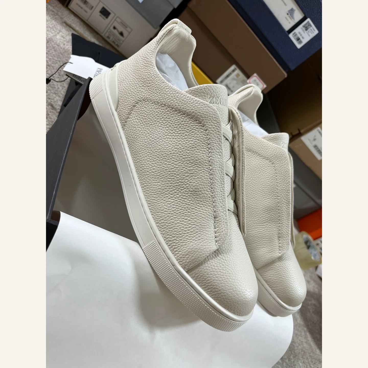 Zegna Triple Stitch Sneaker