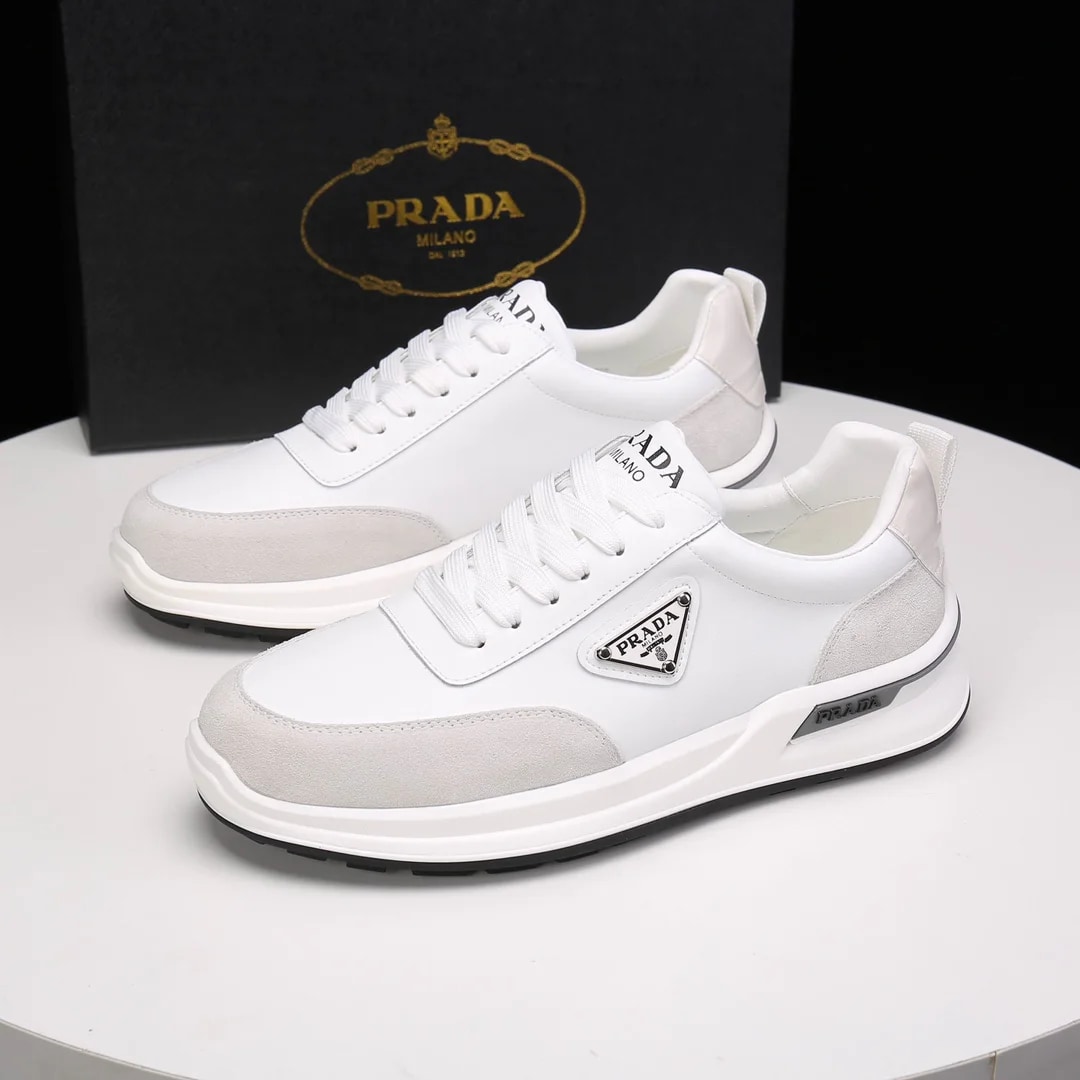 Prada Leather Low-top Sneaker