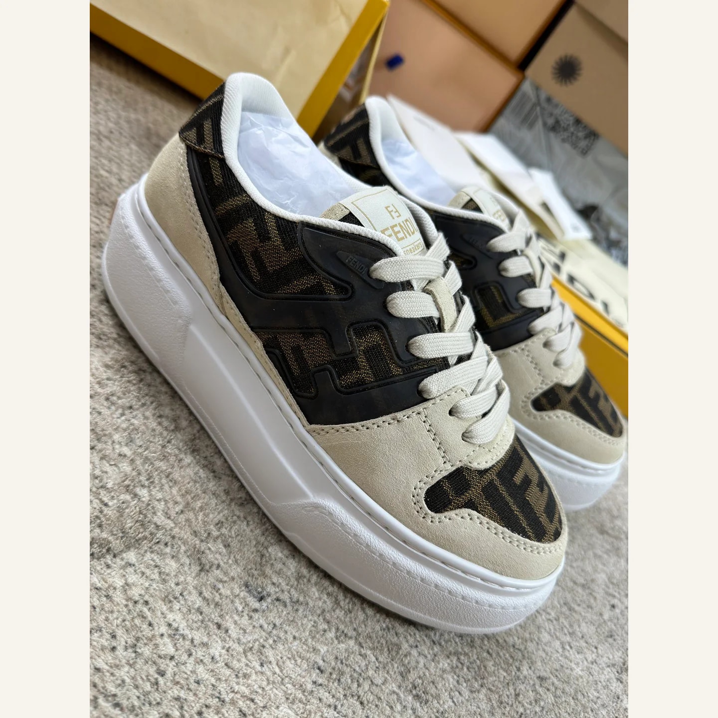 Fendi Match Platform Sneaker